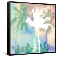 Dreamy Palm Trees-Evangeline Taylor-Framed Stretched Canvas