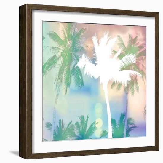 Dreamy Palm Trees-Evangeline Taylor-Framed Art Print