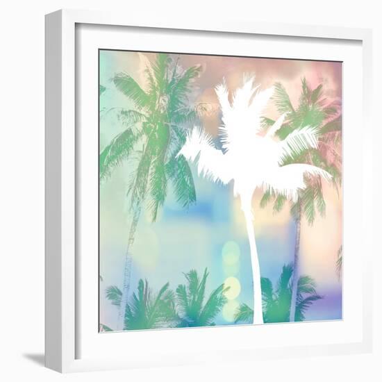 Dreamy Palm Trees-Evangeline Taylor-Framed Art Print