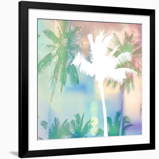 Dreamy Palm Trees-Evangeline Taylor-Framed Art Print