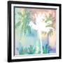 Dreamy Palm Trees-Evangeline Taylor-Framed Art Print