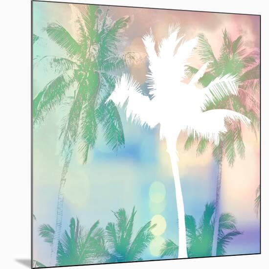Dreamy Palm Trees-Evangeline Taylor-Mounted Art Print