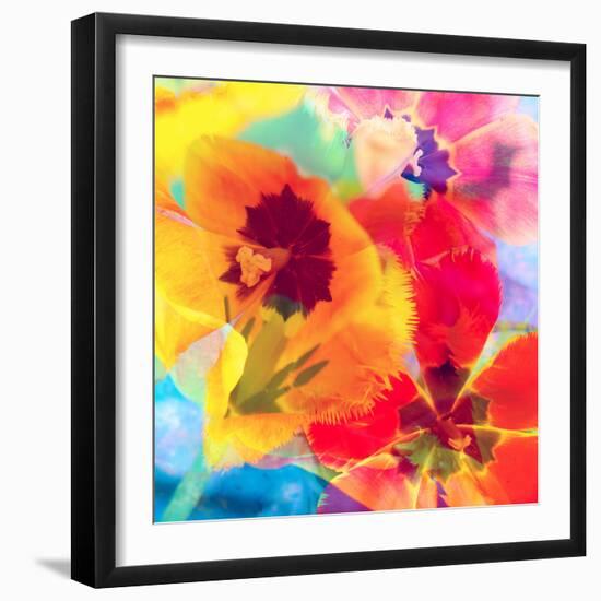 Dreamy Photographic Layer Work from Tulips-Alaya Gadeh-Framed Photographic Print