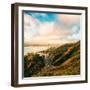 Dreamy Road Into San Francisco, Clouds Over City at Golden Gate Bridge-Vincent James-Framed Photographic Print