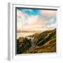 Dreamy Road Into San Francisco, Clouds Over City at Golden Gate Bridge-Vincent James-Framed Photographic Print