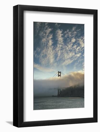 Dreamy Stuff - Golden Gate Bridge Dreamy Cliouds and Fog, San Francisco-Vincent James-Framed Photographic Print