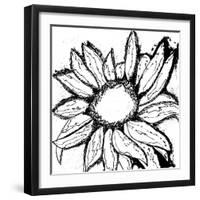 Dreamy Sunflower-Laura Miller-Framed Giclee Print