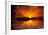 Dreamy Sunset in Swampy Waters, Everglades National Park, Florida, USA-Jerry Ginsberg-Framed Photographic Print