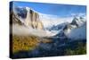 Dreamy Valley, Fog and Mist Yosemite National Park-Vincent James-Stretched Canvas