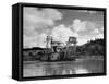 Dredge in Idaho-Paul S. Blieler-Framed Stretched Canvas