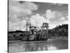 Dredge in Idaho-Paul S. Blieler-Stretched Canvas