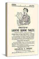 Dref's Lazative Quinine Tablets-null-Stretched Canvas