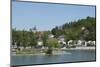 Drei-Flüsse-Eck, confluence of Danube, Inn and Ilz, Old Town, Passau, Bavaria, Germany,-Torsten Krüger-Mounted Photographic Print