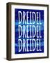 Dreidel Blue Chant-Lanie Loreth-Framed Art Print