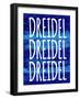 Dreidel Blue Chant-Lanie Loreth-Framed Art Print