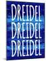 Dreidel Blue Chant-Lanie Loreth-Mounted Art Print