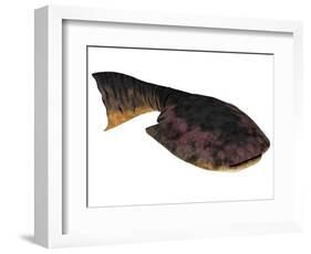 Drepanaspis Is an Extinct Species of Primitive Jawless Fish-null-Framed Art Print