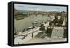 Dresden and the Elbe, Germany-null-Framed Stretched Canvas