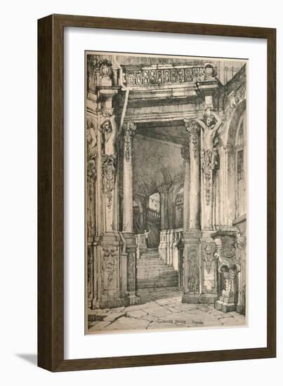 'Dresden', c1820 (1915)-Samuel Prout-Framed Giclee Print