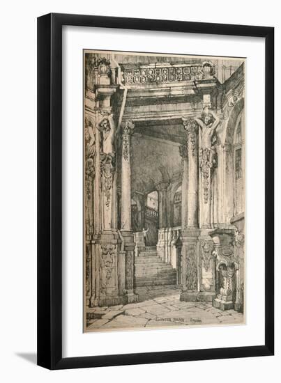 'Dresden', c1820 (1915)-Samuel Prout-Framed Giclee Print