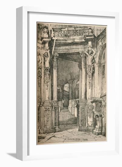'Dresden', c1820 (1915)-Samuel Prout-Framed Giclee Print