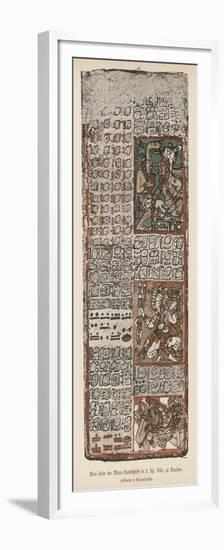 Dresden Codex-null-Framed Premium Giclee Print