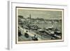 Dresden Elbe, Dampfer Kaiser Wilhelm, Landeplatz-null-Framed Giclee Print