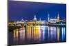 Dresden, Germany over the Elbe-SeanPavonePhoto-Mounted Photographic Print