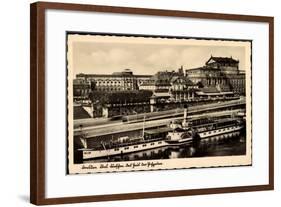 Dresden, Haus Der Hochzeiten, Dampfer Pillnitz-null-Framed Giclee Print