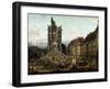 Dresden in ruins after Prussias invasion of Saxony in 1756.-Bernardo Bellotto-Framed Giclee Print