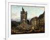 Dresden in ruins after Prussias invasion of Saxony in 1756.-Bernardo Bellotto-Framed Giclee Print