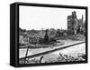 Dresden in Ruins-null-Framed Stretched Canvas
