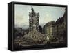 Dresden Kreuzkirche-Canaletto-Framed Stretched Canvas