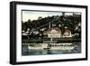 Dresden Loschwitz, Bergschwebebahn, Dampfer Karlsbad-null-Framed Giclee Print