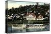 Dresden Loschwitz, Bergschwebebahn, Dampfer Karlsbad-null-Stretched Canvas