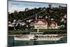 Dresden Loschwitz, Dampfer Karlsbad, Bergschwebebahn-null-Mounted Giclee Print