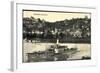 Dresden Loschwitz, Dampfer Loschwitz, Bergbahn-null-Framed Giclee Print