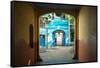 Dresden, Neustadt, Passage, Graffiti-Catharina Lux-Framed Stretched Canvas