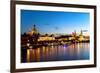 Dresden Night-topaspics-Framed Photographic Print