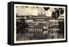 Dresden Pillnitz, Dampfer Diesbar A. D. Elbe,Schloss-null-Framed Stretched Canvas