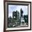 Dresden: Ruins of the Frauenkirche (Church of Our Lady) with a Statue of Martin Luther-null-Framed Photographic Print