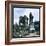 Dresden: Ruins of the Frauenkirche (Church of Our Lady) with a Statue of Martin Luther-null-Framed Photographic Print