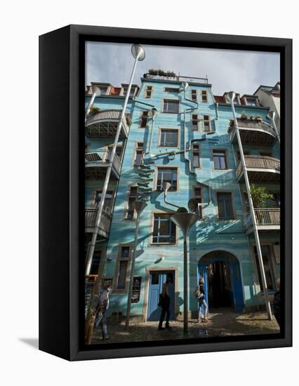 Dresden, Saxony, Germany, Europe-Michael Snell-Framed Stretched Canvas