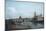 Dresden Seen from the Right Bank of the Elbe, Beneath the Augusts Bridge, 1748-Bernardo Bellotto-Mounted Giclee Print