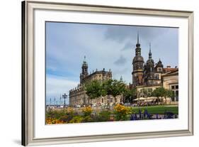 Dresden, Summer, Dresden Cathedral, Castle-Catharina Lux-Framed Photographic Print