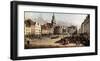 Dresden, the Old Market from Castle Street-Bernardo Bellotto-Framed Art Print