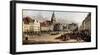 Dresden, the Old Market from Castle Street-Bernardo Bellotto-Framed Art Print