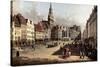 Dresden, the Old Market from Castle Street-Bernardo Bellotto-Stretched Canvas