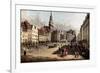 Dresden, the Old Market from Castle Street-Bernardo Bellotto-Framed Premium Giclee Print