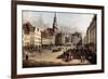 Dresden, the Old Market from Castle Street-Bernardo Bellotto-Framed Premium Giclee Print